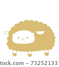 Natural and cute sheep 73252133