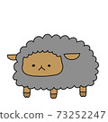 Cute black sheep 73252247