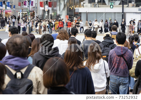 穿越澀谷爭奪穿越的人的風景 穿越澀谷爭奪穿越的人的風景 73252932
