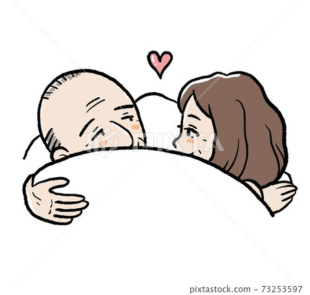 Illustration of senior sex 73253597