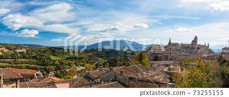 Duomo and the old town seen from the hills of Urbino, Italy Duomo and the old town seen from the hills of Urbino, Italy 73255155