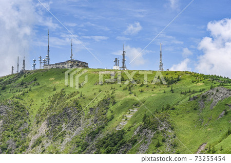 View of Ougatou from Utsukushigahara Plateau in summer 73255454