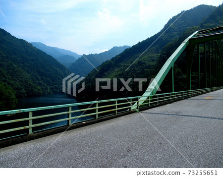 View from the lakeside road of Sameura Dam, Lake Sameura, image of drive, Shikoku, Kochi Prefecture, Motoyama Town and Tosa Town (1) View from the lakeside road of Sameura Dam, Lake Sameura, image of drive, Shikoku, Kochi Prefecture, Motoyama Town and Tosa Town (1) 73255651