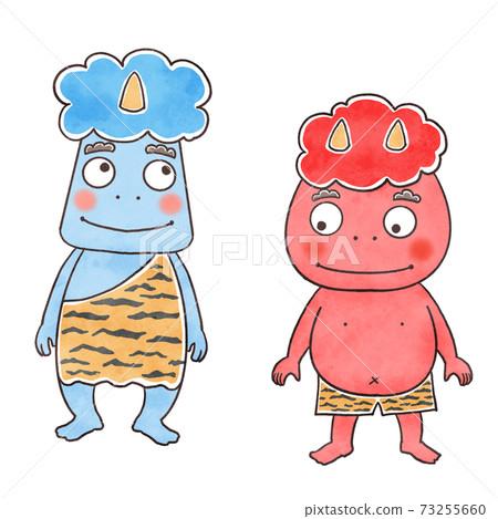 Setsubun demon basic pose - Stock Illustration [73255660] - PIXTA