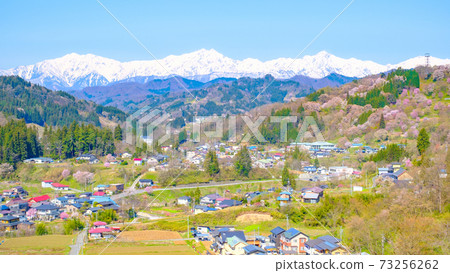 Spring in Ogawa Village, Shinshu 73256262