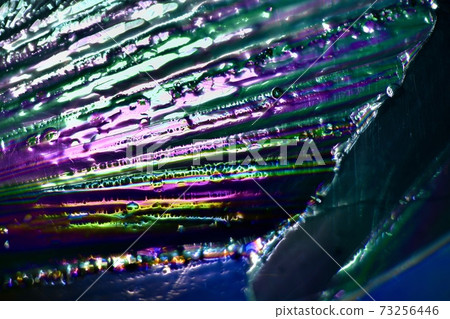 Color by the polarizing prism effect that penetrates the thin ice of sunlight Color by the polarizing prism effect that penetrates the thin ice of sunlight 73256446