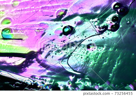 Color by the polarizing prism effect that penetrates the thin ice of sunlight Color by the polarizing prism effect that penetrates the thin ice of sunlight 73256455