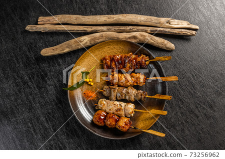 Yakitori YAKITORI Japanese chicken barbecue Yakitori YAKITORI Japanese chicken barbecue 73256962