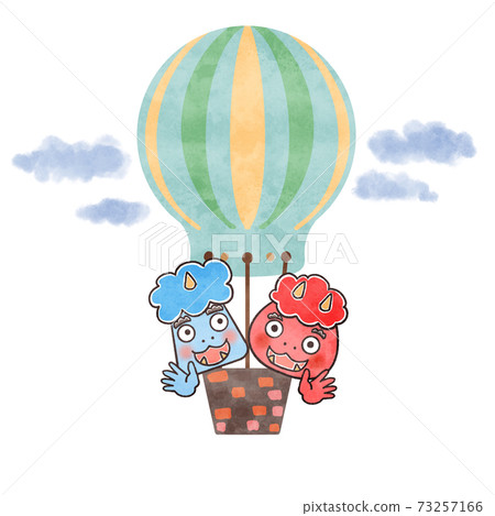 Setsubun balloons and demons Setsubun balloons and demons 73257166