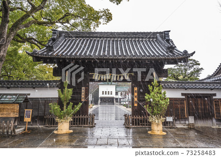 愛知縣名古屋市德川園黑門 愛知縣名古屋市德川園黑門 73258483