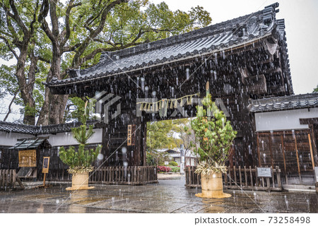 愛知縣名古屋市德川園黑門 愛知縣名古屋市德川園黑門 73258498