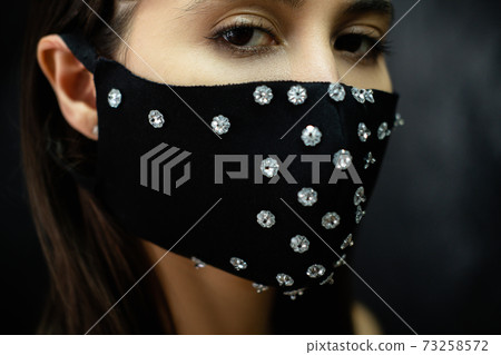 pandemic fashion diy accessory woman face mask pandemic fashion diy accessory woman face mask 73258572