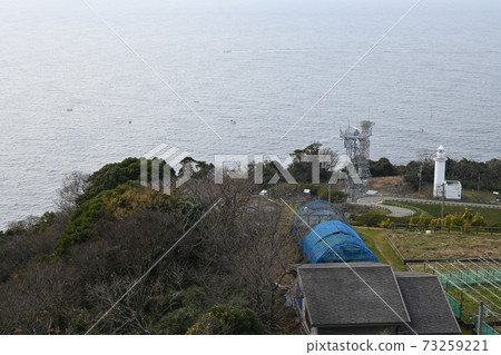 View from Echizen Town Suisen Land. The Sea of Japan and the ship. View from Echizen Town Suisen Land. The Sea of Japan and the ship. 73259221