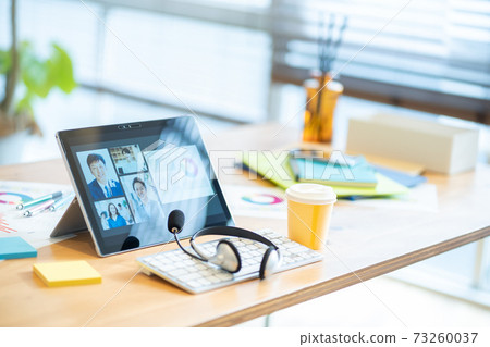 遠程辦公電腦桌 73260037