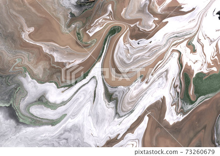 Agate ripple imitation texture. Light brown marble background. 73260679