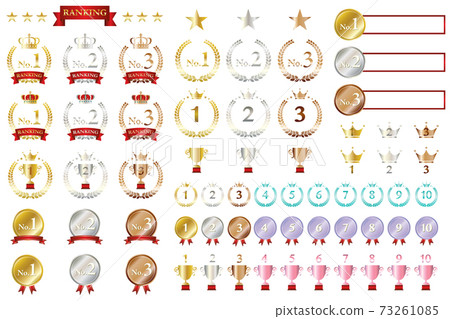 排名圖標集 73261085