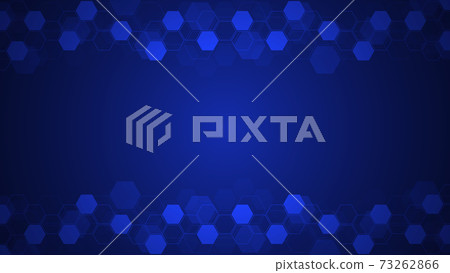Abstract background with geometric shapes and hexagon pattern. Vector illustration for medicine, technology or science design. Abstract background with geometric shapes and hexagon pattern. Vector illustration for medicine, technology or science design. 73262866