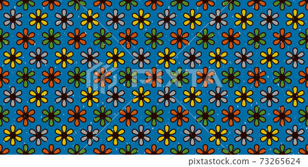 Retro flower pattern Retro flower pattern 73265624