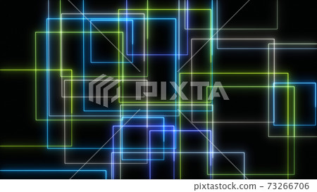 CG Square Multiple glowing square frames 73266706