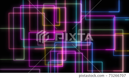 CG Square Multiple glowing square frames CG Square Multiple glowing square frames 73266707
