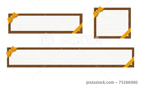 Chocolate and orange ribbon telop-based message card Chocolate and orange ribbon telop-based message card 73266980