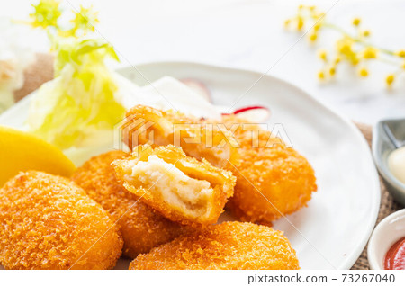 奶油豆漿炸丸子 奶油豆漿炸丸子 73267040