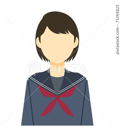 水手服的高中女生 73268825