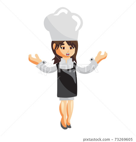 Chef Woman character creation Illustration Template Pose Gesture Chef Woman character creation Illustration Template Pose Gesture 73269605