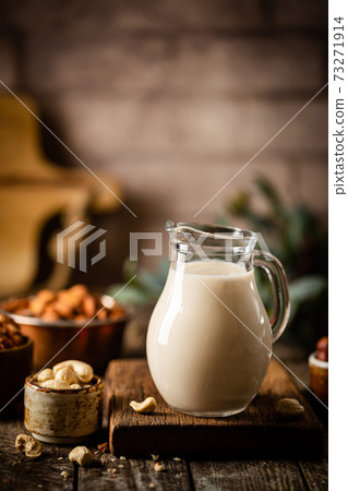 Vegan milk from nuts Vegan milk from nuts 73271914