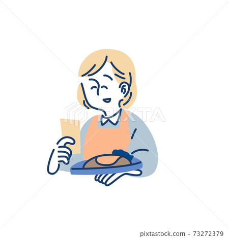 Restaurant female clerk Restaurant female clerk 73272379