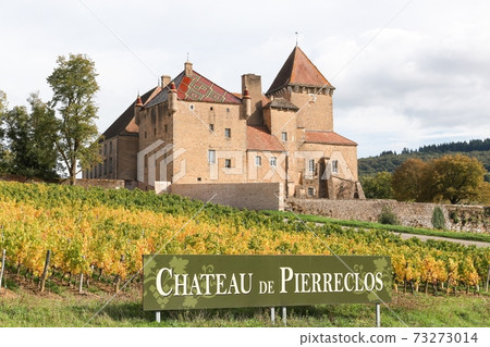 Castle of Pierreclos in Burgundy, France Castle of Pierreclos in Burgundy, France 73273014