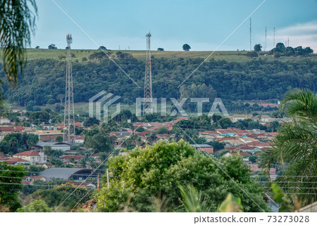 Close-up of Brazilian city Cassilandia in the morning Close-up of Brazilian city Cassilandia in the morning 73273028