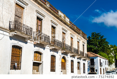 Traditional houses in Colonia del Sacramento in Uruguay 73274892