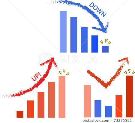 Arrows and bar graphs for ascending / descending / v-shaped recovery 73275595