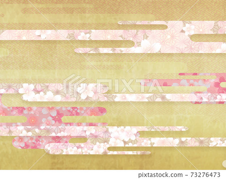 Sakura pattern background material 73276473