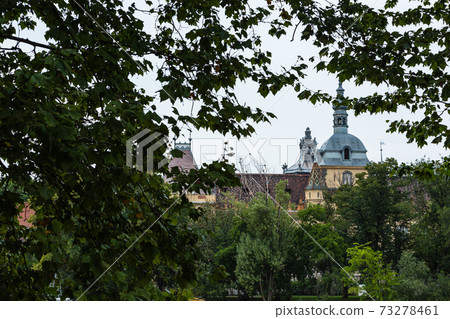 Vajdahunyad Castle in Budapest, Hungary 73278461