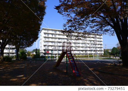 Housing complex seen from the park Housing complex seen from the park 73279451