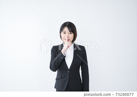 Secret pose business woman Secret pose business woman 73280077