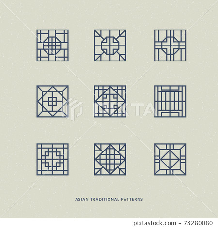 亞洲傳統圖案 73280080