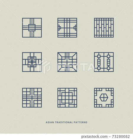 Asian traditional patterns Asian traditional patterns 73280082