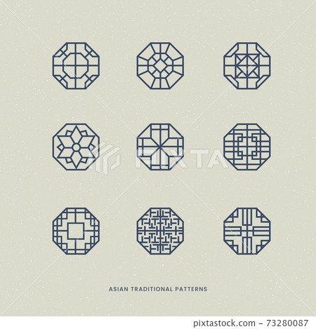 亞洲傳統圖案 73280087