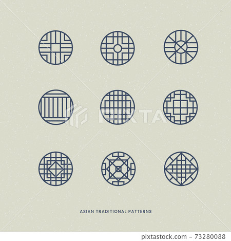 Asian traditional patterns 73280088
