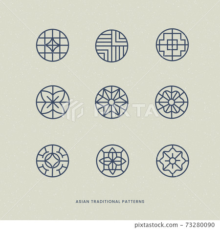 亞洲傳統圖案 73280090