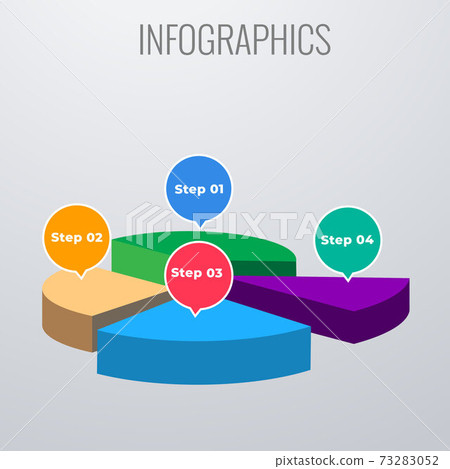 Infographic business concept vector illustration. Creative infographic layout. Infograph vector concept. Abstract infographic elements. 73283052