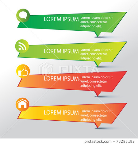 Infographic business concept vector illustration. Creative infographic layout. Infograph vector concept. Abstract infographic elements. 73285192
