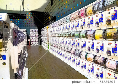 Illustration of a shopping mall (collation facility) Illustration of a shopping mall (collation facility) 73285801