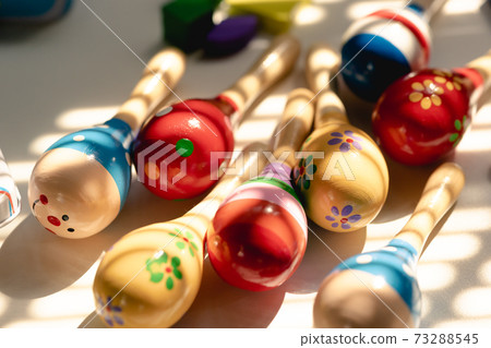 children's toys made from natural material. wood toys for developmental. colorful wood toys and toys for cognitive rehabilitation   73288545