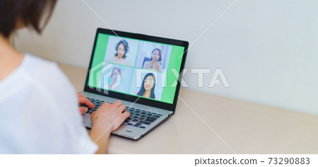 Telework Remotework Japanese Video Chat Telework Remotework Japanese Video Chat 73290883
