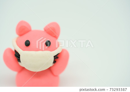 Cute cat with a mask Cute cat with a mask 73293387