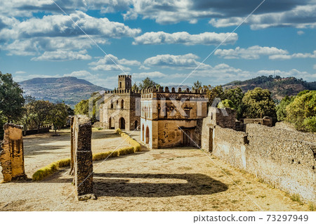 Fasil Ghebbi is the remains of a fortress-city within Gondar, Ethiopia 73297949